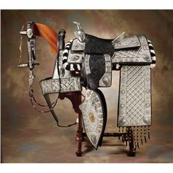 Keyston Bros, San Francisco the Ute Chieftan Parade Saddle with matching Bridle & Breast Collar
