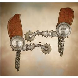 J Tapia Marked Spur with Vintage Matching Mate
