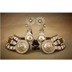 Exquisite Olsen-Nolte, San Franicsco Silver & Gold Parade Spurs