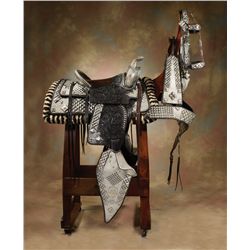 Edward H Bohlin Cluster Special Sterling Silver Parade Saddle