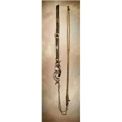 G S Garcia Crescent Moon Bit on Bridle