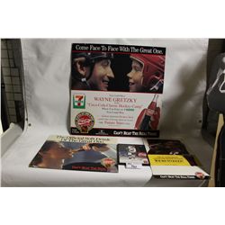 GRETZKY / COCA-COLA PREMOTIONAL ITEMS INCLUDING: