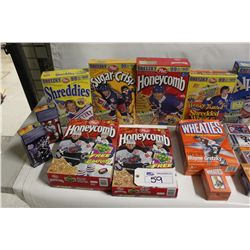 7 BOX POST COLLECTOR CERIAL BOX SET, 2 SUGAR-CRISP