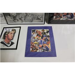 MAT WOODS LIMITED EDITION 24/500 GRETZKY PRINT,