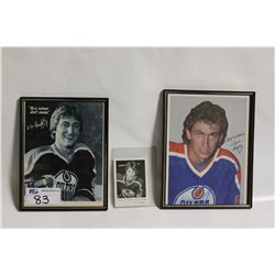 3 EARLY GRETZKY PROMOTIONAL ITEMS INCLUDING: 2