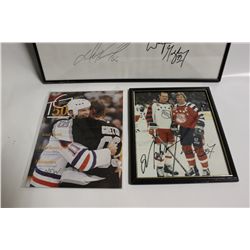 MESSIER AND GRETZKY AUTOGRAPHED 8X10 PHOTO, T50