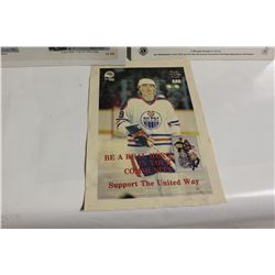 4 GRETZKY POSTERS INCLUDING: RCMP, LIONS CLUB AND