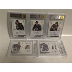 5 BECKETT GRADED AUTOGRAPHED HOCKEY CARDS INC: 2