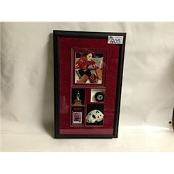 WALL MOUNT SHOWCASE FEATURING BLACKHAWK  LEGEND W/C.O.A.