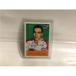 HENRI RICHARD MONTREAL CANADIENS SIGNED HOCKEY