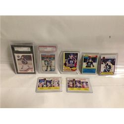 LOT OF 7 WAYNE GRETZKY HOCKEY CARDS INC: 1983/84