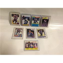 LOT OF 8 WAYNE GRETZKY HOCKEY CARDS