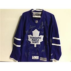 TORONTO MAPLE LEAF TEAM SIGNED JERSEY