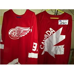 LOT OF 4JERSIES INC: TEAM CANADA BOBBY ORR, RED