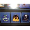 Image 2 : VANCOUVER CANUCKS WALL MOUNT SHOWCASE WITH 3 MINI