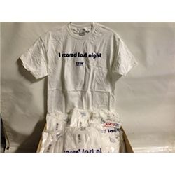 BOX CONTAINING APROX. 39 CCM HOCKEY T-SHIRTS