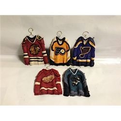 SET OF 5 ASSORTED NHL 'FROZEN IN TIME'