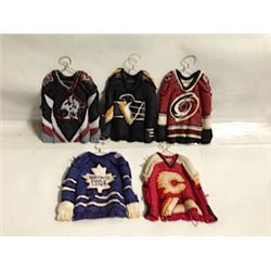SET OF 5 ASSORTED NHL 'FROZEN IN TIME'