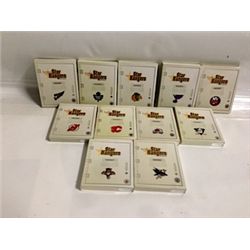 SET OF 11 NHL VINTAGE 'FROZEN IN TIME' MINI