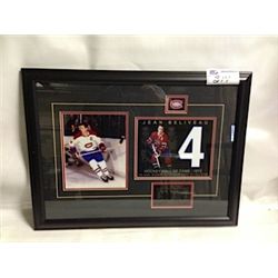 FRAMED AND MATTED JEAN BELIVEAU TRIBUTE
