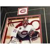 Image 2 : FRAMED AND MATTED PATRICK ROY PHOTOGRAPH