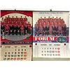 Image 1 : 2 MONTREAL CANADIENS TEAM CALENDARS AND SCHEDULES
