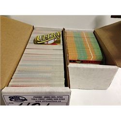 2 BOXES OF BASEBALL CARDS, FLEER 1992 AND TOPPS
