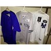 Image 1 : 3 NEW YORK YANKEE JERSEYS INC. HOME JERSEY, AWAY