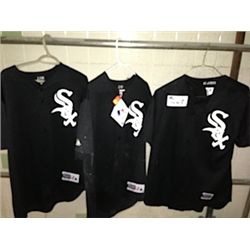 3 CHICAGO WHITE SOX JERSEYS INC.: BO JACKSON AND