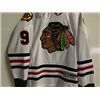 Image 1 : CHICAGO BLACKHAWKS #9 BOBBY HULL JERSEY SIGNED BY