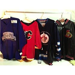 LOT OF 4 GARMENTS FROM SECONDARY CANADIAN NHL