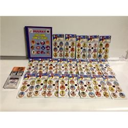 FUNMATE NHL AND NHLPA STICKER ALBUM, ALBUM IS