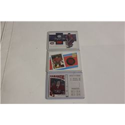 3 GAME-USED LARRY ROBINSON MONTREAL CANADIENS