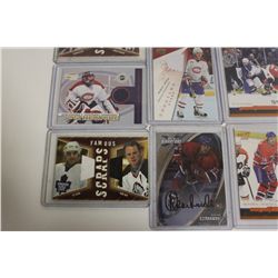 10 ASSORTED AUTOGRAPHED & MEMORABILIA CARDS