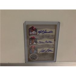 MIKE SCHMIDT, STEVE CARLTON & BOB BOONE TRIPLE