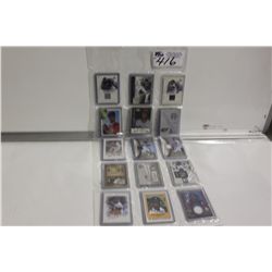 30 ASSORTED AUTOGRAPHED AND MEMORABILIA MLB CARDS