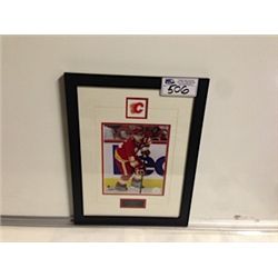 FRAMED AND MATTED WALL MOUNT DISPLAY