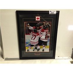 FRAMED AND MATTED WALL MOUNT DISPLAY
