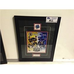 FRAMED AND MATTED WALL MOUNT DISPLAY