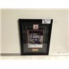 Image 1 : FRAMED AND MATTED WALL DISPLAY EDMONTON OILERS W/C.O.A.