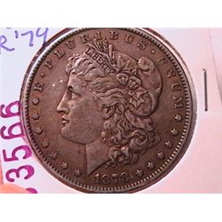 1878 8 R-'79 Morgan Dollar XF40