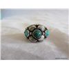 Image 1 : Classic Native American Leaf Pattern Ring