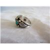 Image 2 : Classic Native American Leaf Pattern Ring