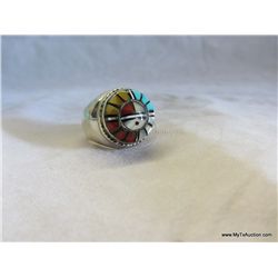 Native American Sunface Inlay