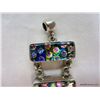 Image 4 : Dichroic Sterling Setting Double Pendent