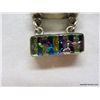 Image 6 : Dichroic Sterling Setting Double Pendent