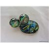 Image 2 : Dichroic Pendent w Matching Earrings