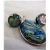 Image 4 : Dichroic Pendent w Matching Earrings