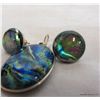 Image 5 : Dichroic Pendent w Matching Earrings