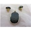 Image 6 : Dichroic Pendent w Matching Earrings